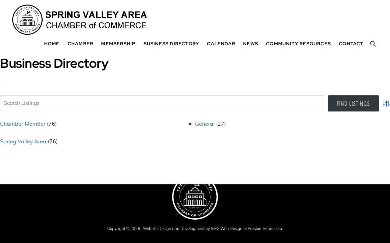 Spring Valley neighbors and the public chamber directory search